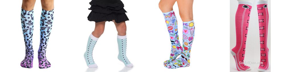 girl knee high socks